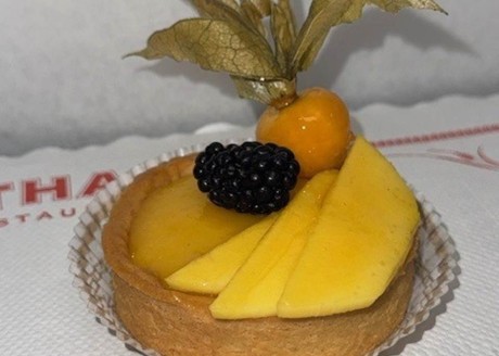 Mango Passion Fruit Tart