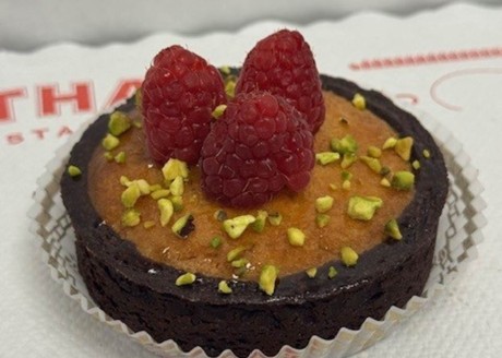 Raspberry Pistachio Tart