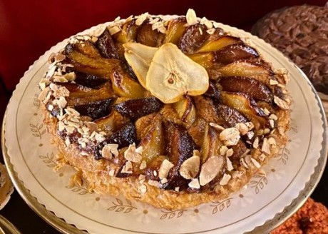 Poached Pear Galette 8"