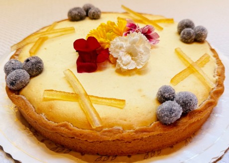 Lemon Souffl&eacute; Tart